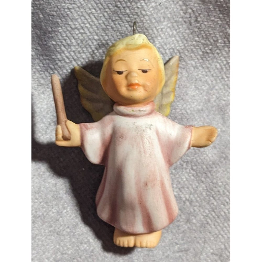 Vintage 90s Berta Hummel Goebel Angel Ornament